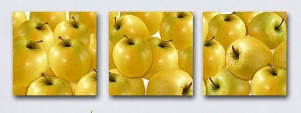 яблоки три части - яблоки - оригинал