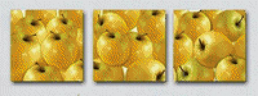 яблоки три части - яблоки - предпросмотр