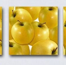 Схема вышивки «яблоки три части»