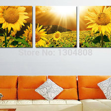 Схема вышивки «поле подсолнухов»