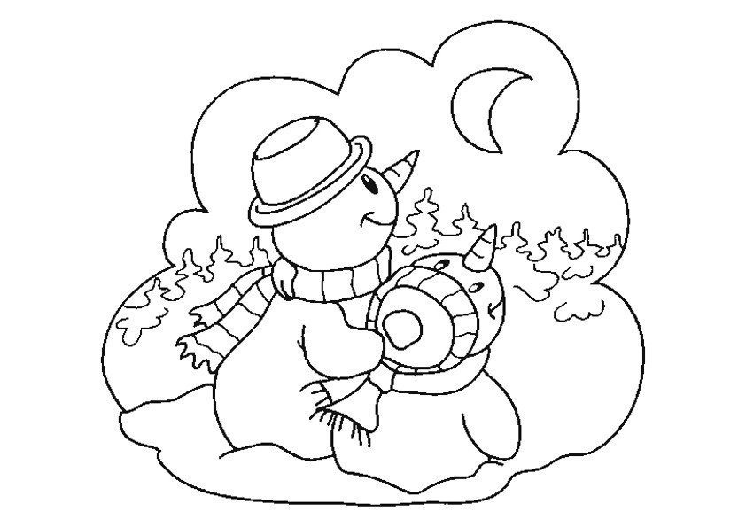 снеговики - оригинал