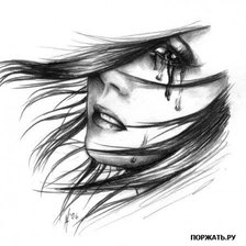 Схема вышивки «печаль»