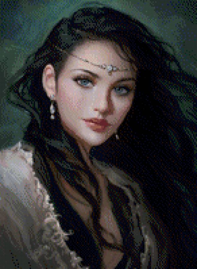 №785838 - портрет, девушка, фэнтези - предпросмотр