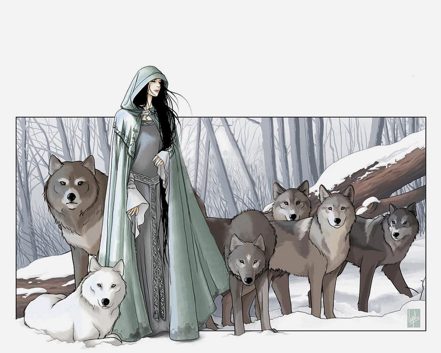 стая - лес, волки, зима, стая - оригинал