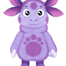 Схема вышивки «лунтик»