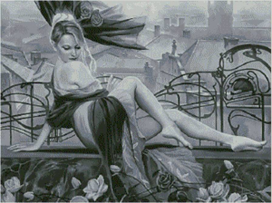 Девушка - люди, цветы - предпросмотр