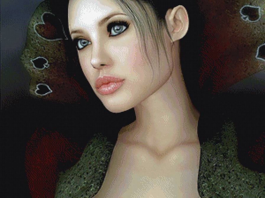 королева - портрет, девушка - предпросмотр