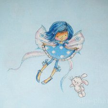 Схема вышивки «фея»