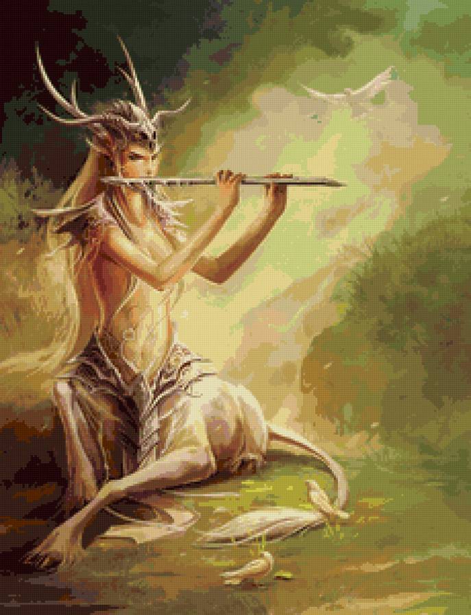 Страж леса - фентези, кентавр - предпросмотр