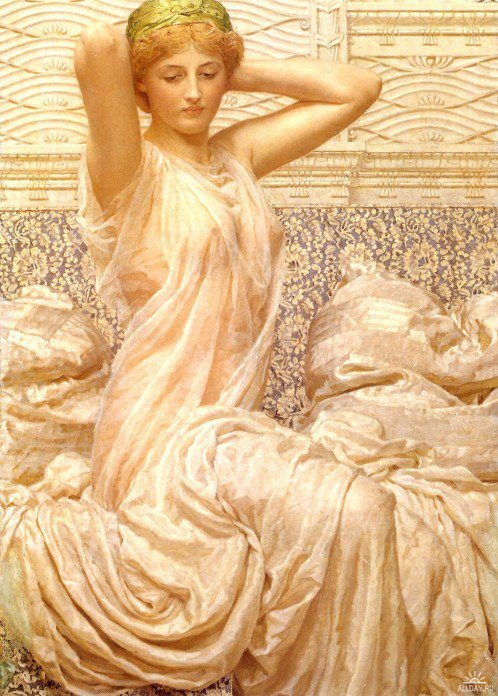 пробуждение - девушка, картина - оригинал