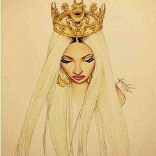 Схема вышивки «королева»