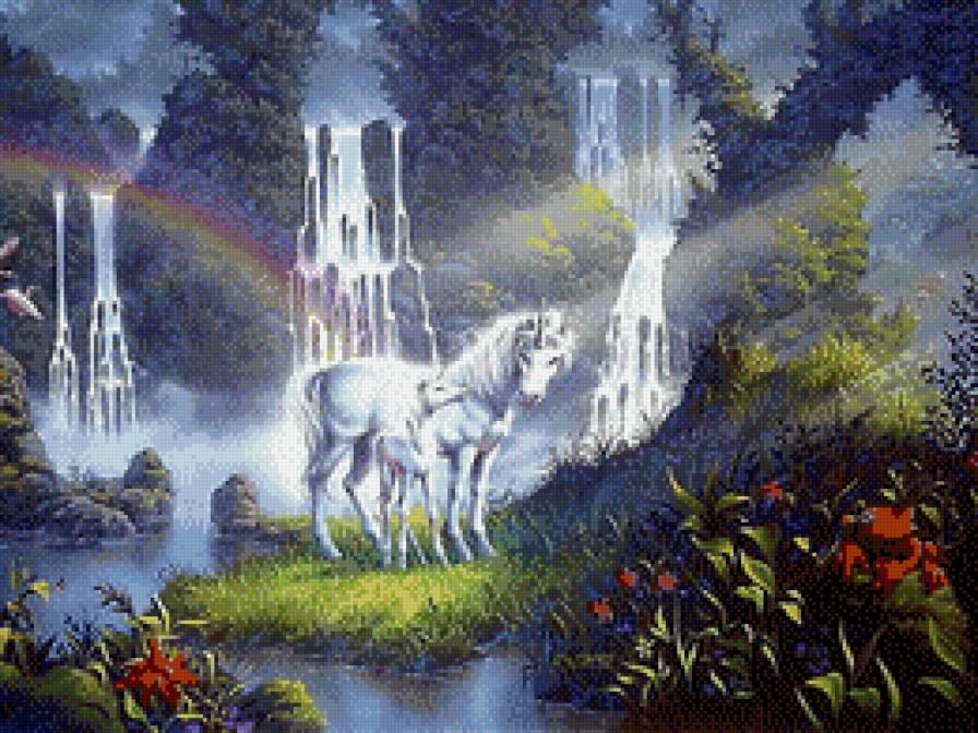 сказка - единорог, природа, мифы - предпросмотр