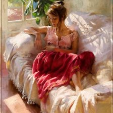 Схема вышивки «Девушка 3»