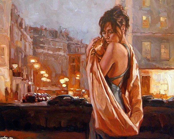 Девушка 4 - девушка, города - оригинал