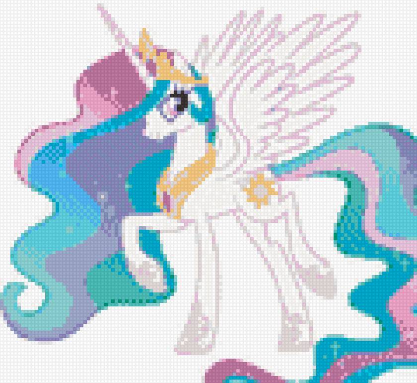 селестия - пони - предпросмотр