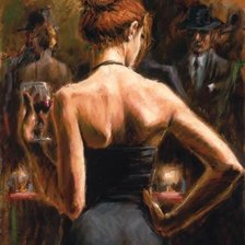 Схема вышивки «Девушка 5»