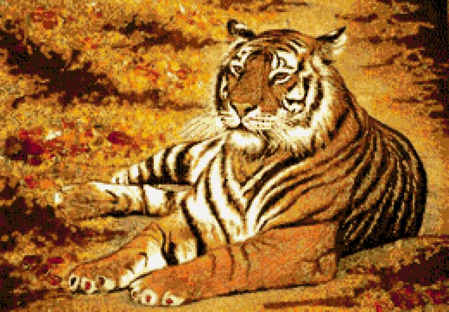 Тигр - животные - предпросмотр