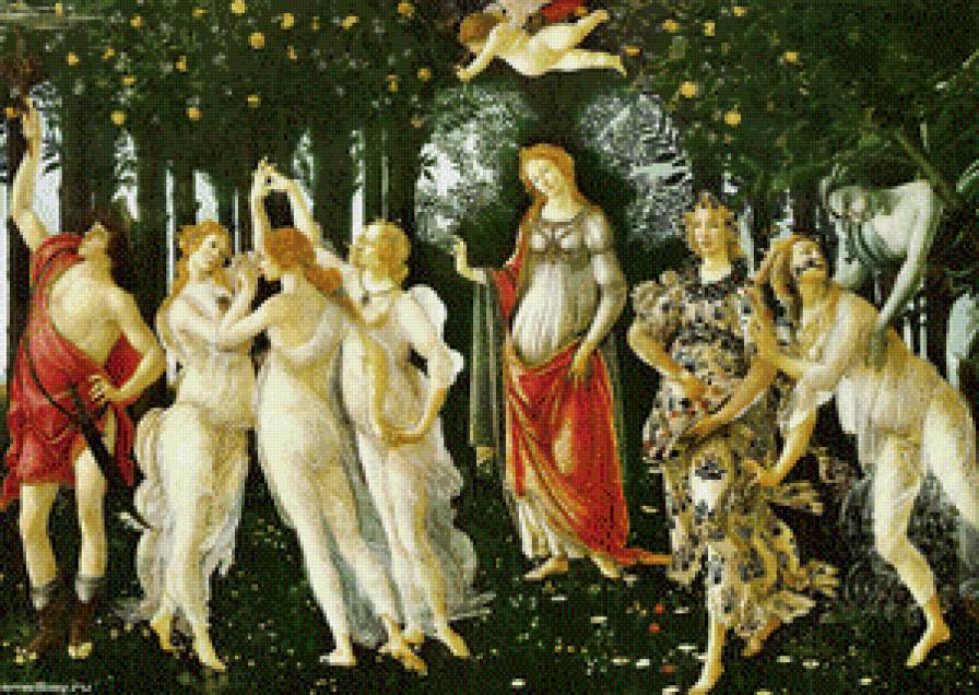 Весна. Ботичелли - три грации, весна, ботичелли - предпросмотр
