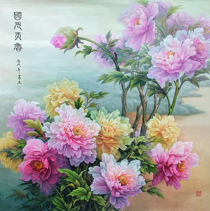 картина - цветы, красота, букет - оригинал