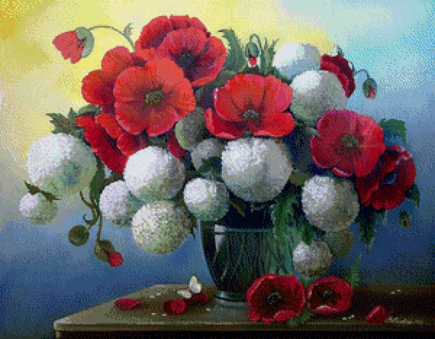 картина - цветы, букет, красота - предпросмотр