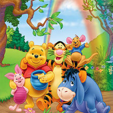 Схема вышивки «Винни пух»