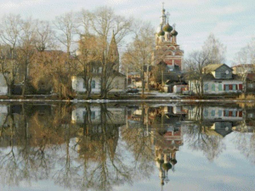 селигер - здания, город, озеро - предпросмотр