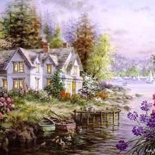 cottage sul lago
