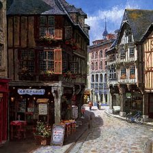 Схема вышивки «Город»