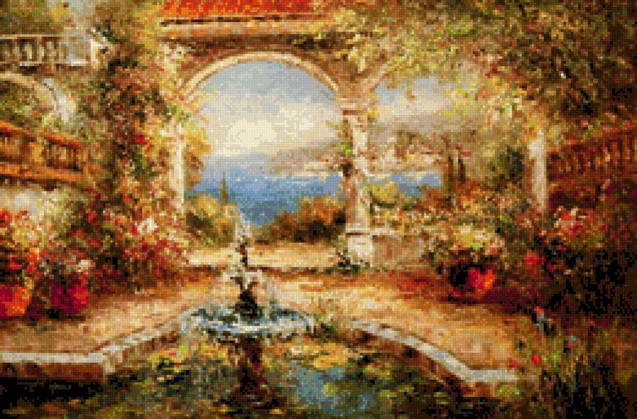 Сад - картина - предпросмотр