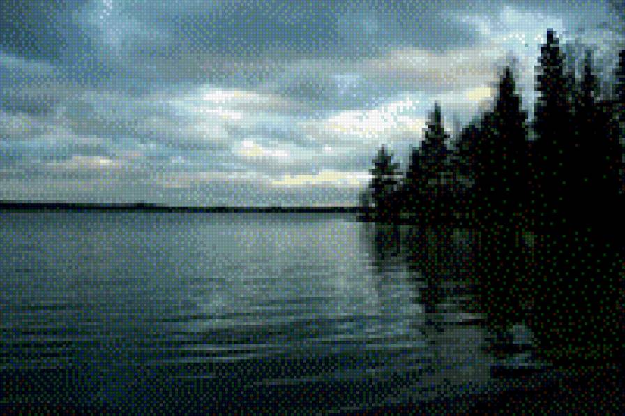 озеро - озеро, природа, пейзаж, бодом - предпросмотр