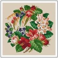 серия "цветы" - цветы.венок - оригинал