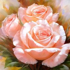 Схема вышивки «розы»