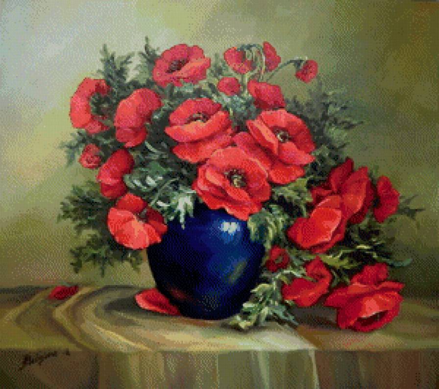 картина - цветы, букет, красота - предпросмотр