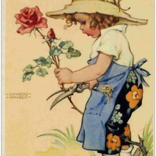 Схема вышивки «садовод»