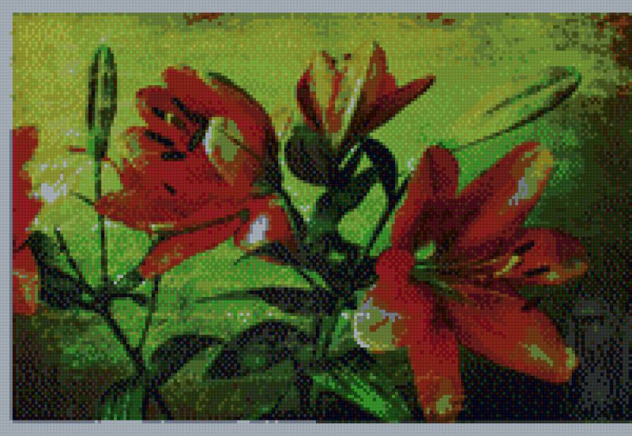 вышивка на 20 оттенков - предпросмотр