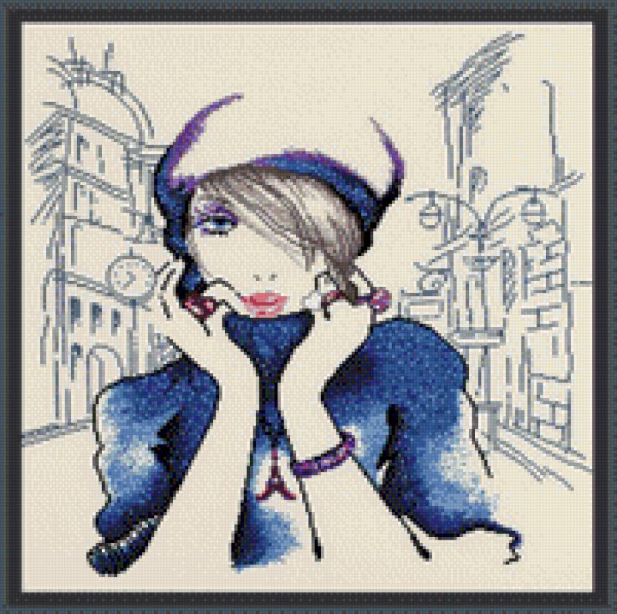 Девушка - девушка, города - предпросмотр