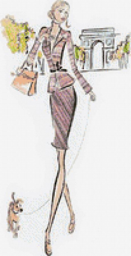 Девушка - париж, девушка, города - предпросмотр