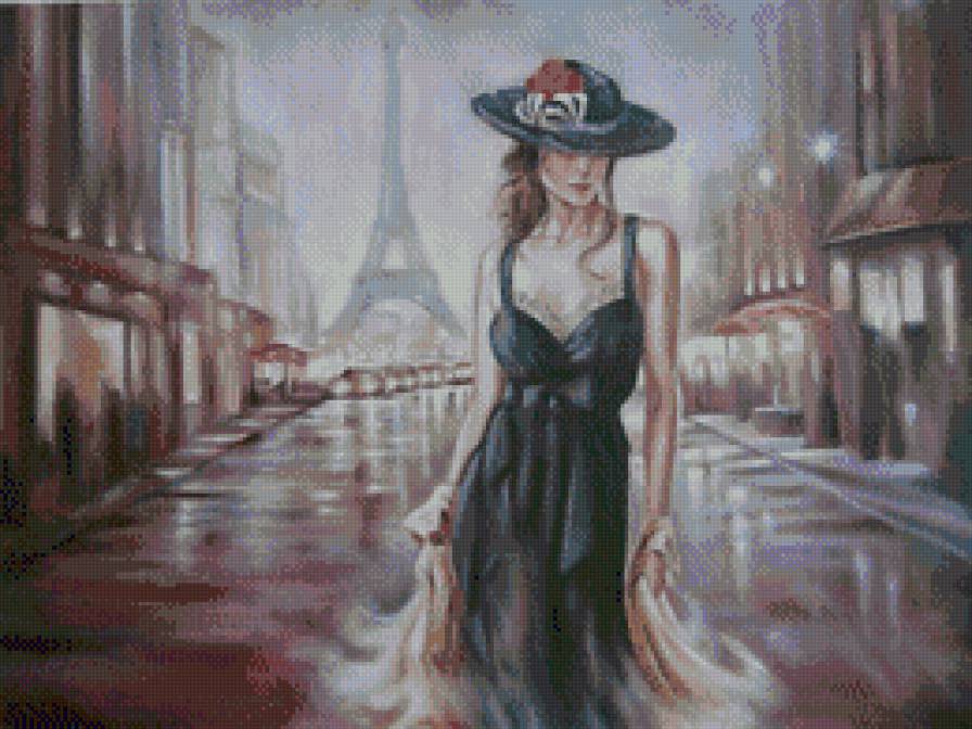 Парижанка - париж, девушка, города - предпросмотр