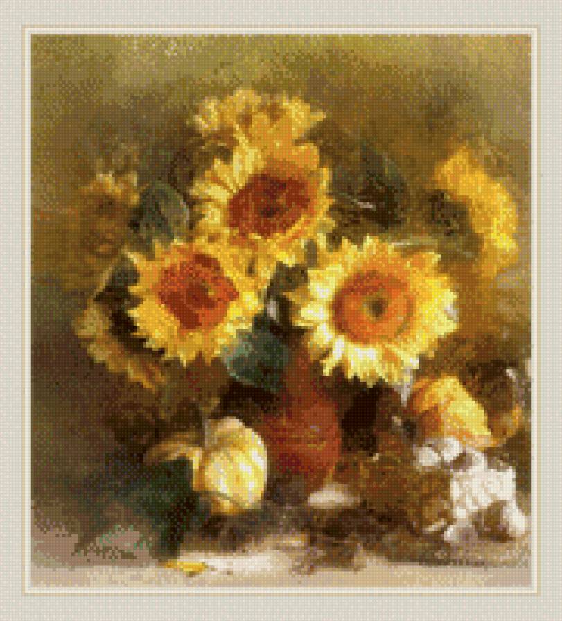 подсолнухи - предпросмотр