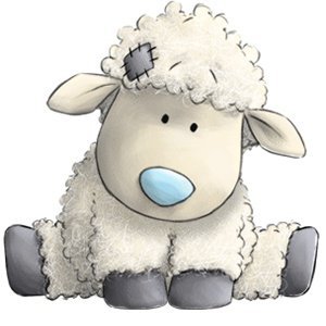 малышка овечка - символ года 2015 - оригинал
