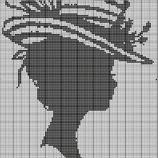 дама в шляпке