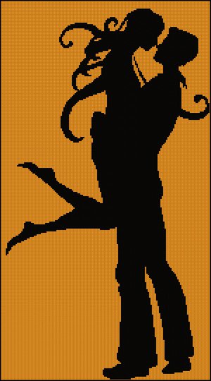 объятья - монохром - оригинал