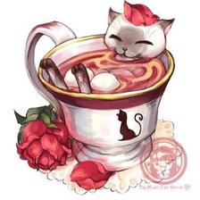 Схема вышивки «Rose Tea»