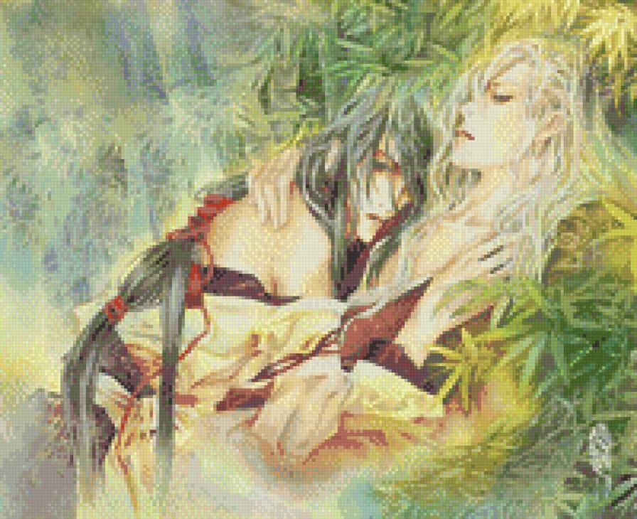 Пара - манга, яой, парни - предпросмотр