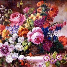 Схема вышивки «букет»