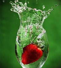 Схема вышивки «клубничка»