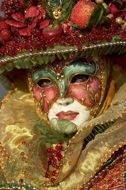 венецианская маска - венеция, карнавал, маска, лицо - оригинал