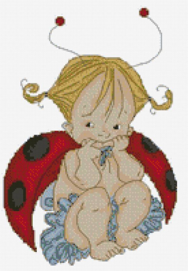 Божья коровка - девочка, метрика, дети, божья коровка - предпросмотр