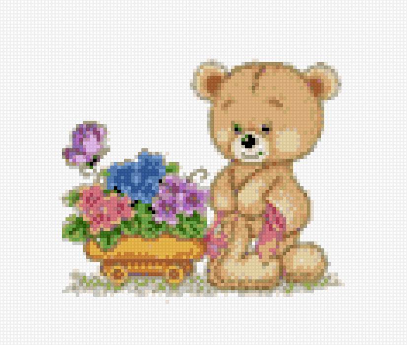 Мишка - дети, метрика, мишка - предпросмотр