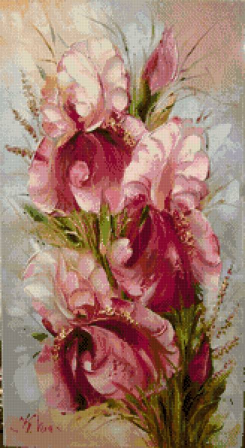 Ирисы - ирисы, цветы - предпросмотр